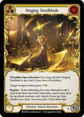 Singing Steelblade (Yellow) - Flesh and Blood TCG - MoxLand