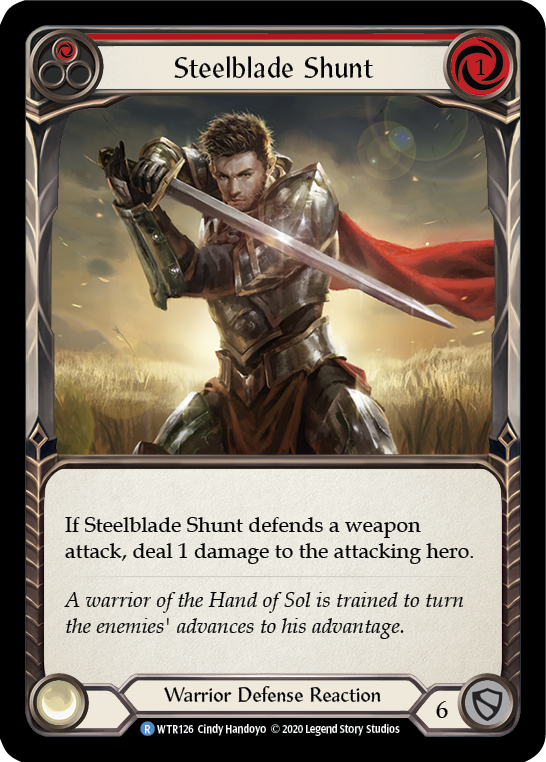 Steelblade Shunt (Red) - Flesh and Blood TCG - MoxLand