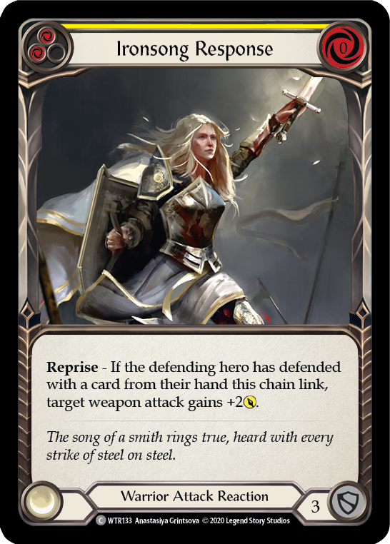 Ironsong Response (Yellow) - Flesh and Blood TCG - MoxLand