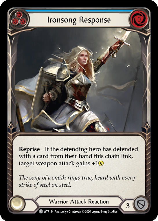 Ironsong Response (Blue) - Flesh and Blood TCG - MoxLand