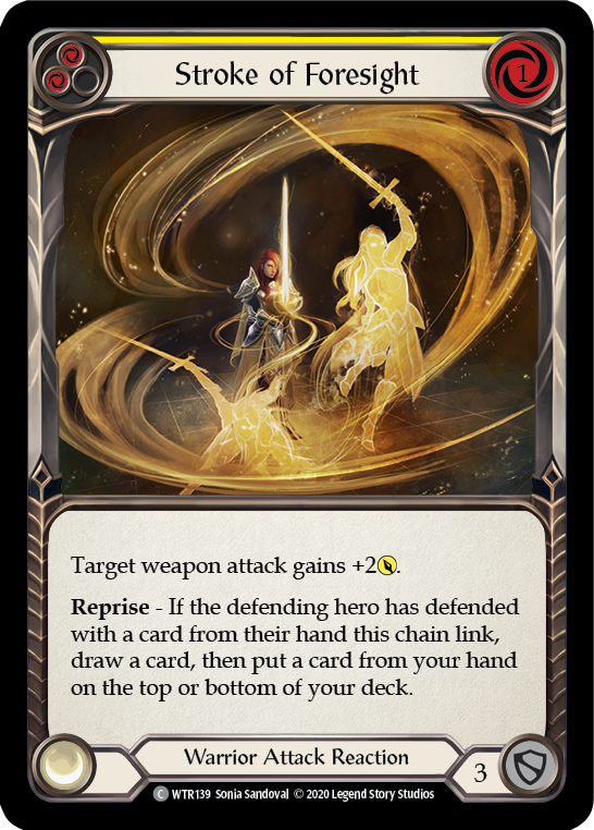 Stroke of Foresight (Yellow) - Flesh and Blood TCG - MoxLand