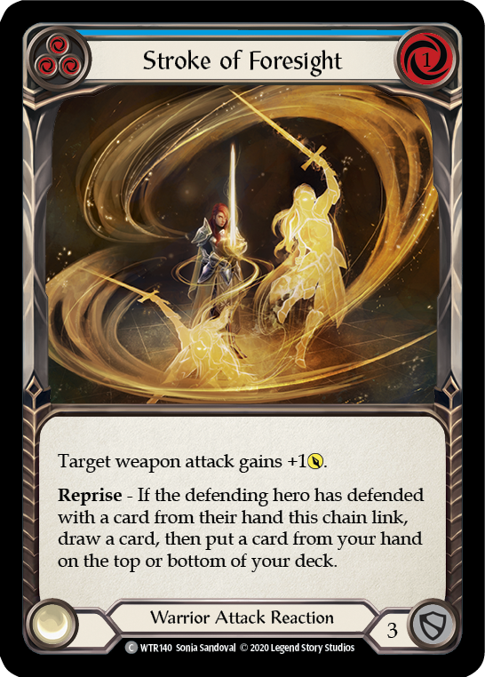 Stroke of Foresight (Blue) - Flesh and Blood TCG - MoxLand
