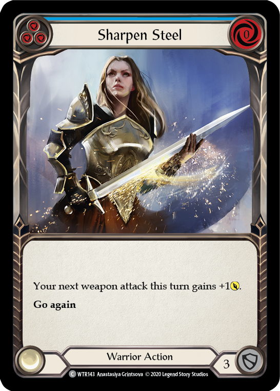 Sharpen Steel (Blue) - Flesh and Blood TCG - MoxLand
