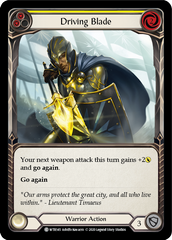 Driving Blade (Yellow) - Flesh and Blood TCG - MoxLand