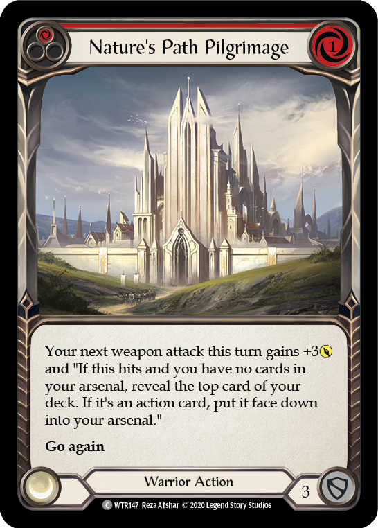 Nature's Path Pilgrimage (Red) - Flesh and Blood TCG - MoxLand