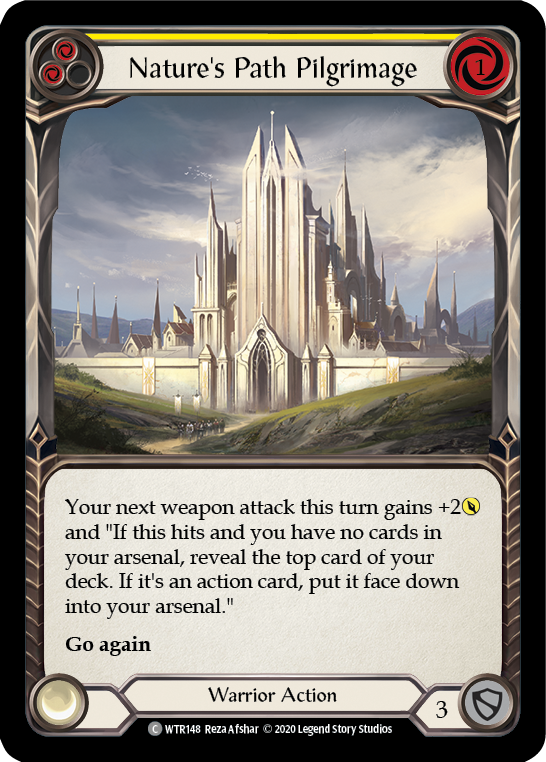 Nature's Path Pilgrimage (Yellow) - Flesh and Blood TCG - MoxLand