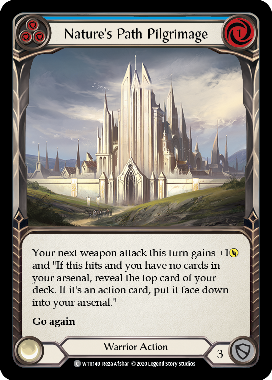 Nature's Path Pilgrimage (Blue) - Flesh and Blood TCG - MoxLand