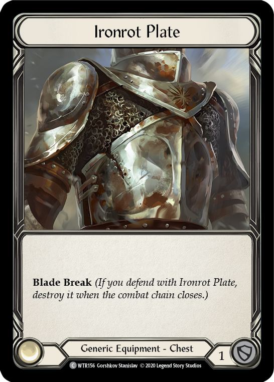 Ironrot Plate - Flesh and Blood TCG - MoxLand