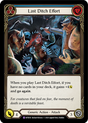 Last Ditch Effort (Blue) - Flesh and Blood TCG - MoxLand