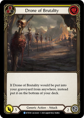 Drone of Brutality (Yellow) - Flesh and Blood TCG - MoxLand
