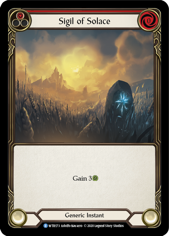 Sigil of Solace (Red) - Flesh and Blood TCG - MoxLand