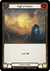Sigil of Solace (Red) - Flesh and Blood TCG - MoxLand