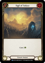 Sigil of Solace (Yellow) - Flesh and Blood TCG - MoxLand
