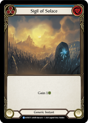 Sigil of Solace (Blue) - Flesh and Blood TCG - MoxLand