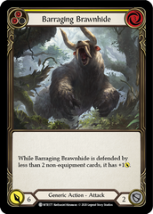 Barraging Brawnhide (Yellow) - Flesh and Blood TCG - MoxLand
