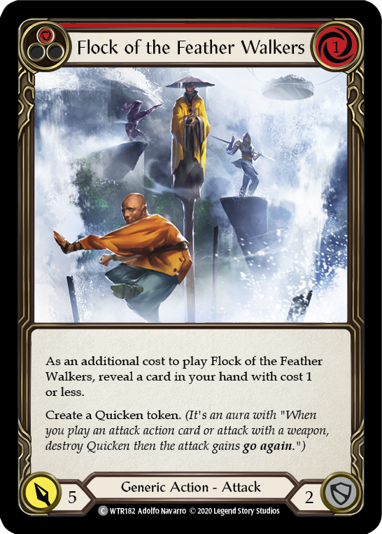 Flock of the Feather Walkers (Red) - Flesh and Blood TCG - MoxLand