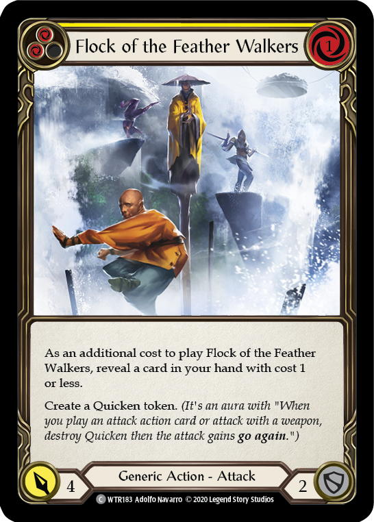 Flock of the Feather Walkers (Yellow) - Flesh and Blood TCG - MoxLand