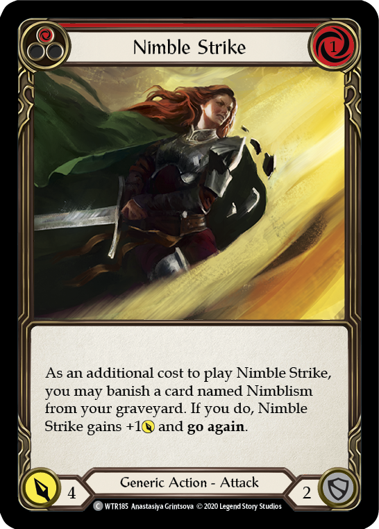 Nimble Strike (Red) - Flesh and Blood TCG - MoxLand