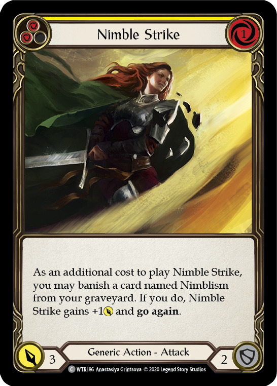 Nimble Strike (Yellow) - Flesh and Blood TCG - MoxLand