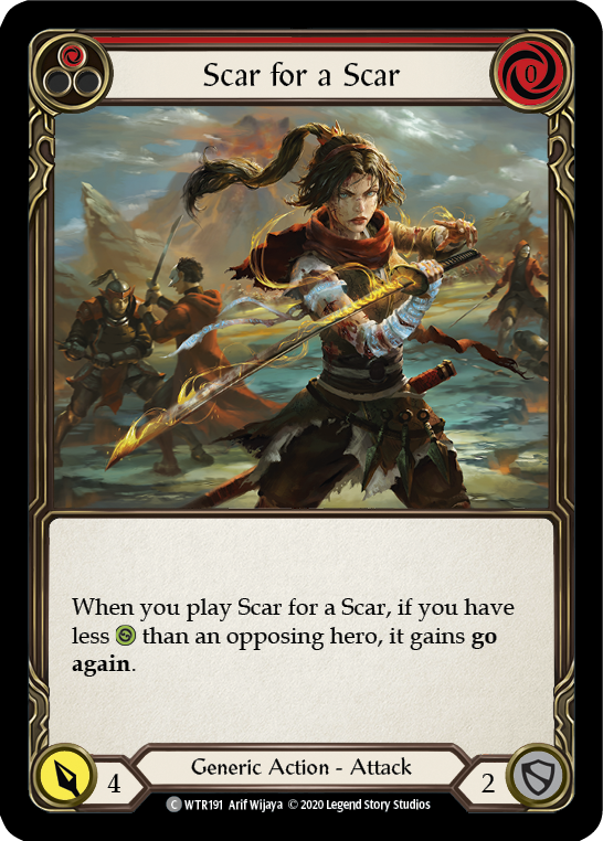 Scar for a Scar (Red) - Flesh and Blood TCG - MoxLand