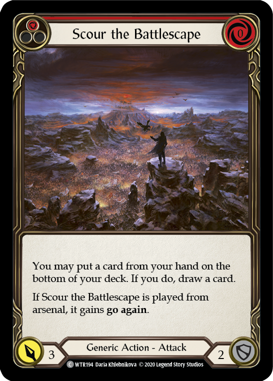 Scour the Battlescape (Red) - Flesh and Blood TCG - MoxLand