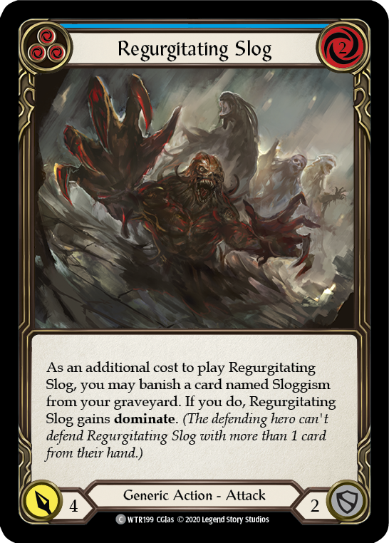 Regurgitating Slog (Blue) - Flesh and Blood TCG - MoxLand