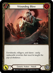 Wounding Blow (Yellow) - Flesh and Blood TCG - MoxLand