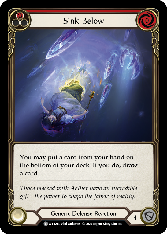 Sink Below (Red) - Flesh and Blood TCG - MoxLand
