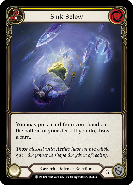 Sink Below (Yellow) - Flesh and Blood TCG - MoxLand