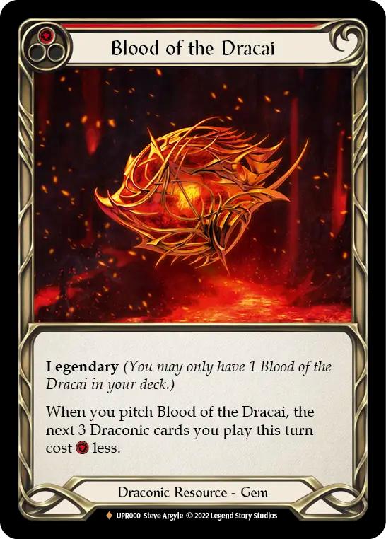 Blood of the Dracai (Red) - Flesh and Blood TCG - MoxLand