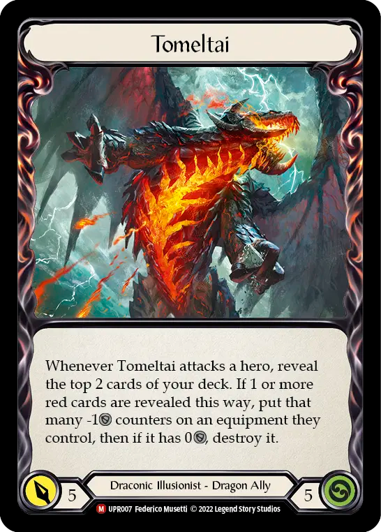 Invoke Tomeltai (Red) // Tomeltai - Flesh and Blood TCG - MoxLand