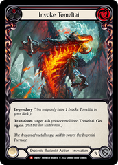 Invoke Tomeltai (Red) // Tomeltai - Flesh and Blood TCG - MoxLand