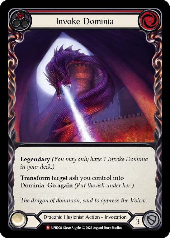 Invoke Dominia (Red) // Dominia - Flesh and Blood TCG - MoxLand