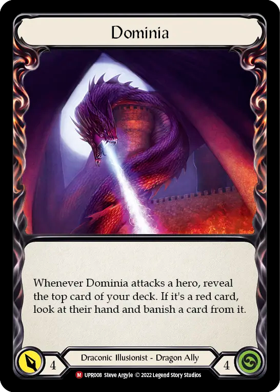 Invoke Dominia (Red) // Dominia - Flesh and Blood TCG - MoxLand