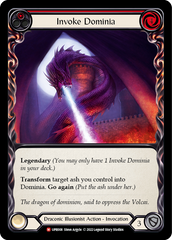 Invoke Dominia (Red) // Dominia - Flesh and Blood TCG - MoxLand