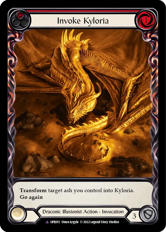 Invoke Kyloria (Red) // Kyloria - Flesh and Blood TCG - MoxLand
