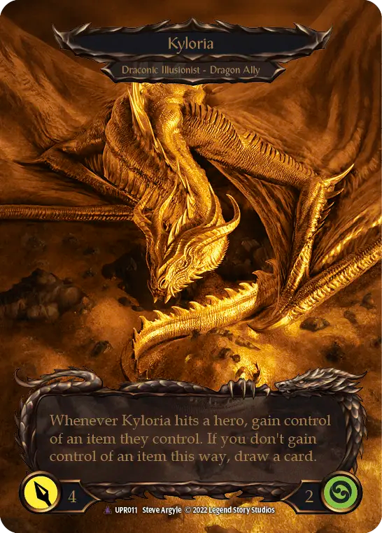 Invoke Kyloria (Red) // Kyloria - Flesh and Blood TCG - MoxLand