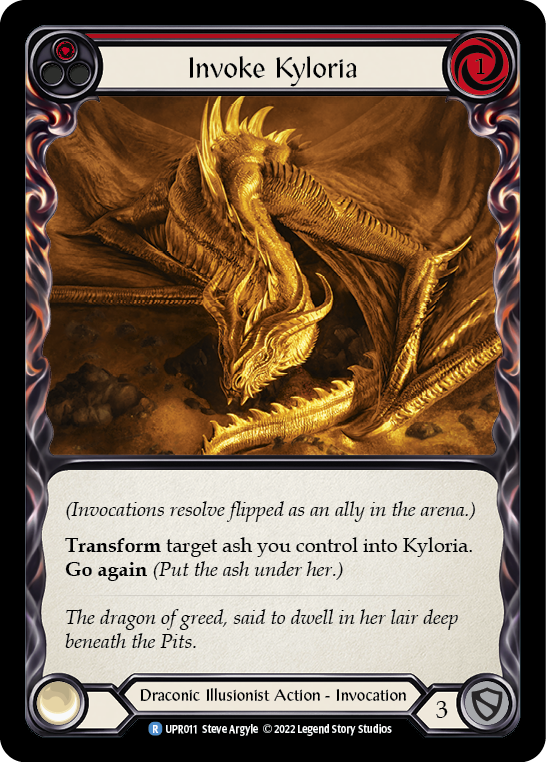 Invoke Kyloria (Red) // Kyloria - Flesh and Blood TCG - MoxLand