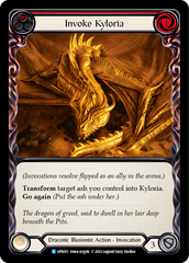 Invoke Kyloria (Red) // Kyloria - Flesh and Blood TCG - MoxLand