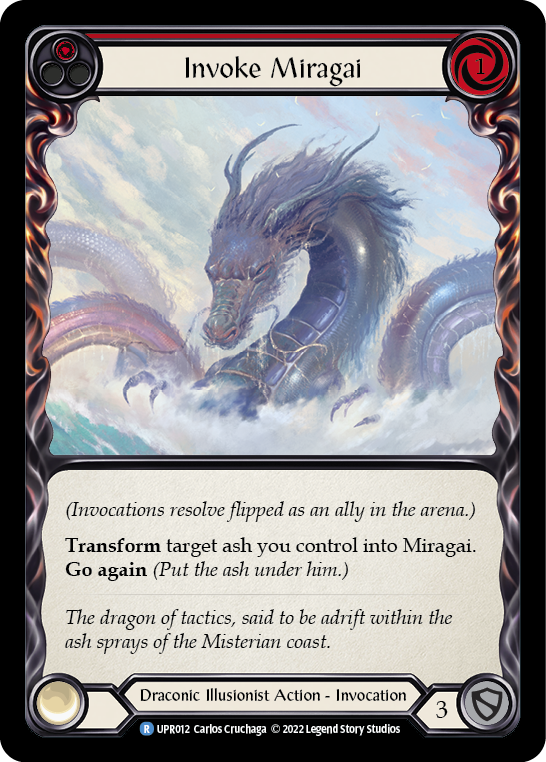 Invoke Miragai (Red) // Miragai - Flesh and Blood TCG - MoxLand