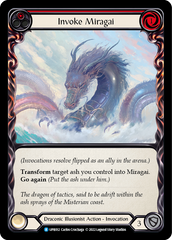 Invoke Miragai (Red) // Miragai - Flesh and Blood TCG - MoxLand