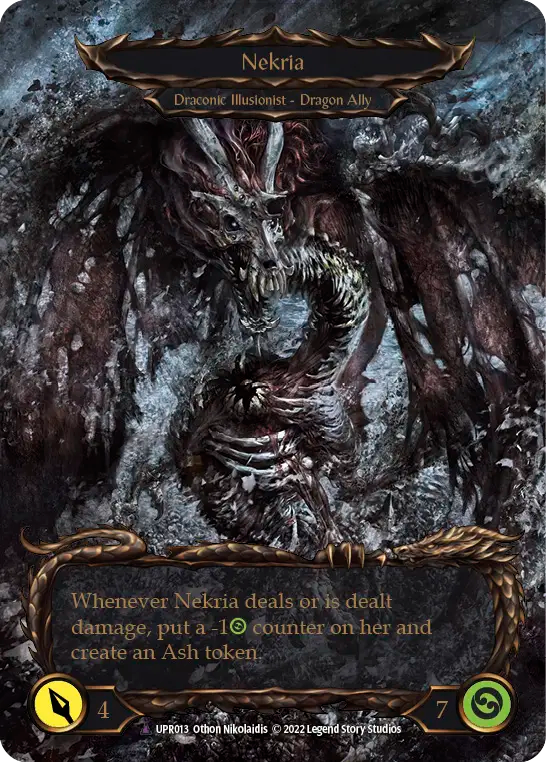 Invoke Nekria (Red) // Nekria - Flesh and Blood TCG - MoxLand