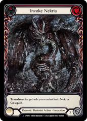 Invoke Nekria (Red) // Nekria - Flesh and Blood TCG - MoxLand