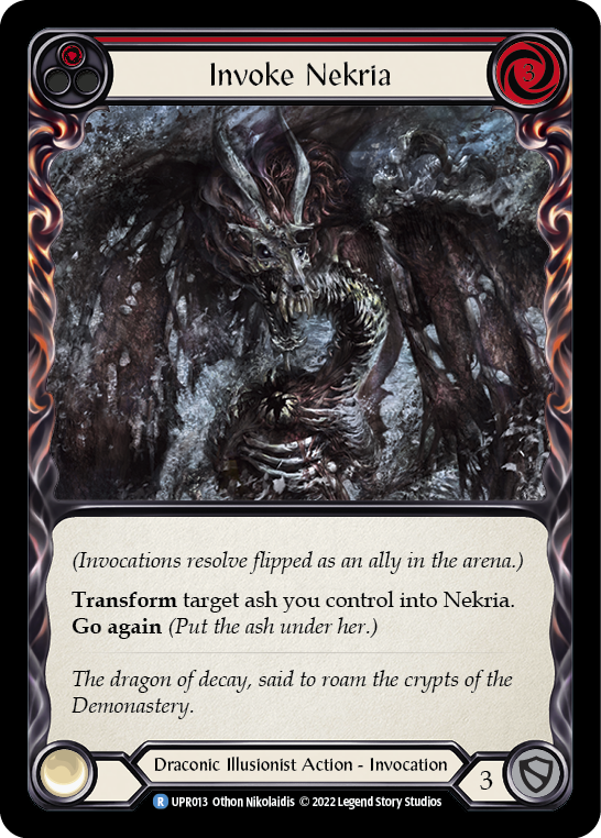 Invoke Nekria (Red) // Nekria - Flesh and Blood TCG - MoxLand