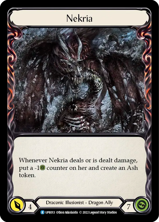 Invoke Nekria (Red) // Nekria - Flesh and Blood TCG - MoxLand