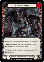 Invoke Nekria (Red) // Nekria - Flesh and Blood TCG - MoxLand