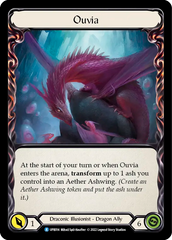 Invoke Ouvia (Red) // Ouvia - Flesh and Blood TCG - MoxLand