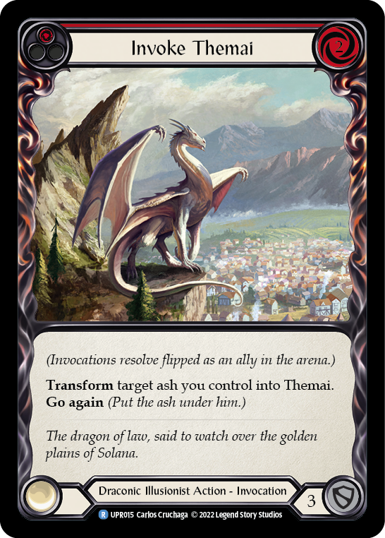 Invoke Themai (Red) // Themai - Flesh and Blood TCG - MoxLand