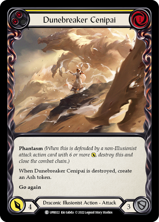 Dunebreaker Cenipai (Yellow) - Flesh and Blood TCG - MoxLand