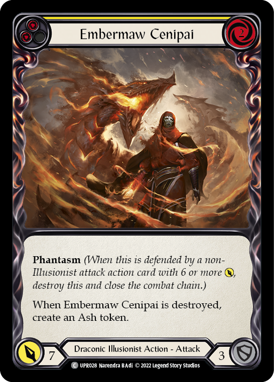 Embermaw Cenipai (Yellow) - Flesh and Blood TCG - MoxLand